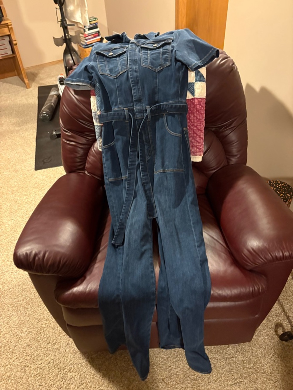 Frame Denim Dark Blue Jumpsuit - Picture 2 of 7